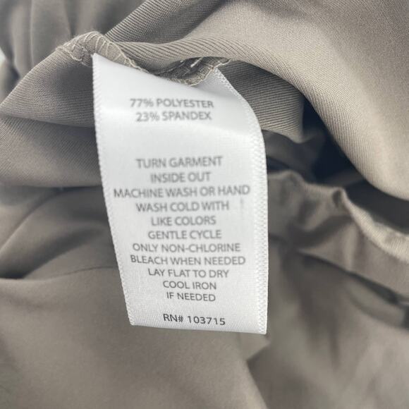 JOIE Jersey Pants Women's Size M Straight Leg Stretch Pull On Crossover Pockets - Picture 3 of 8